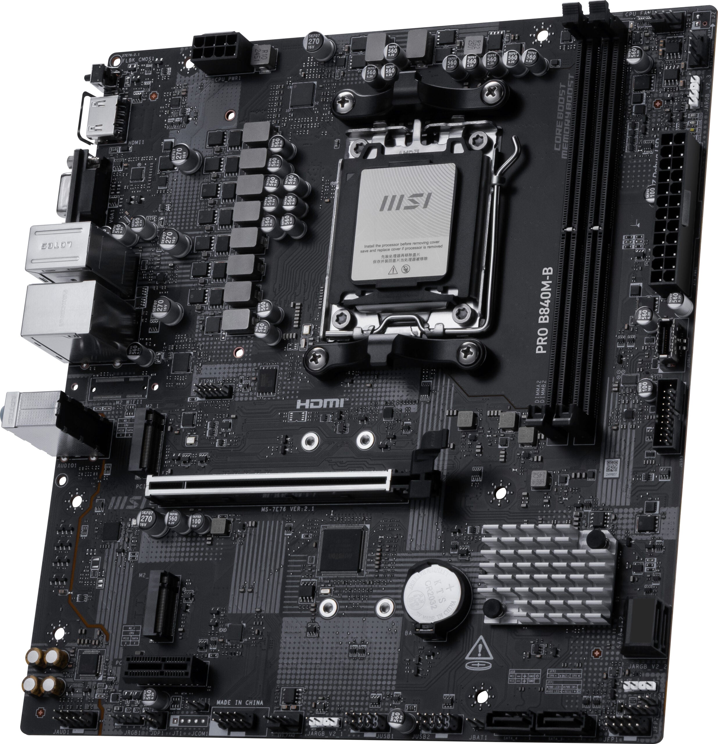 Placa de baza MSI PRO B840M-B "PRO B840M-B"