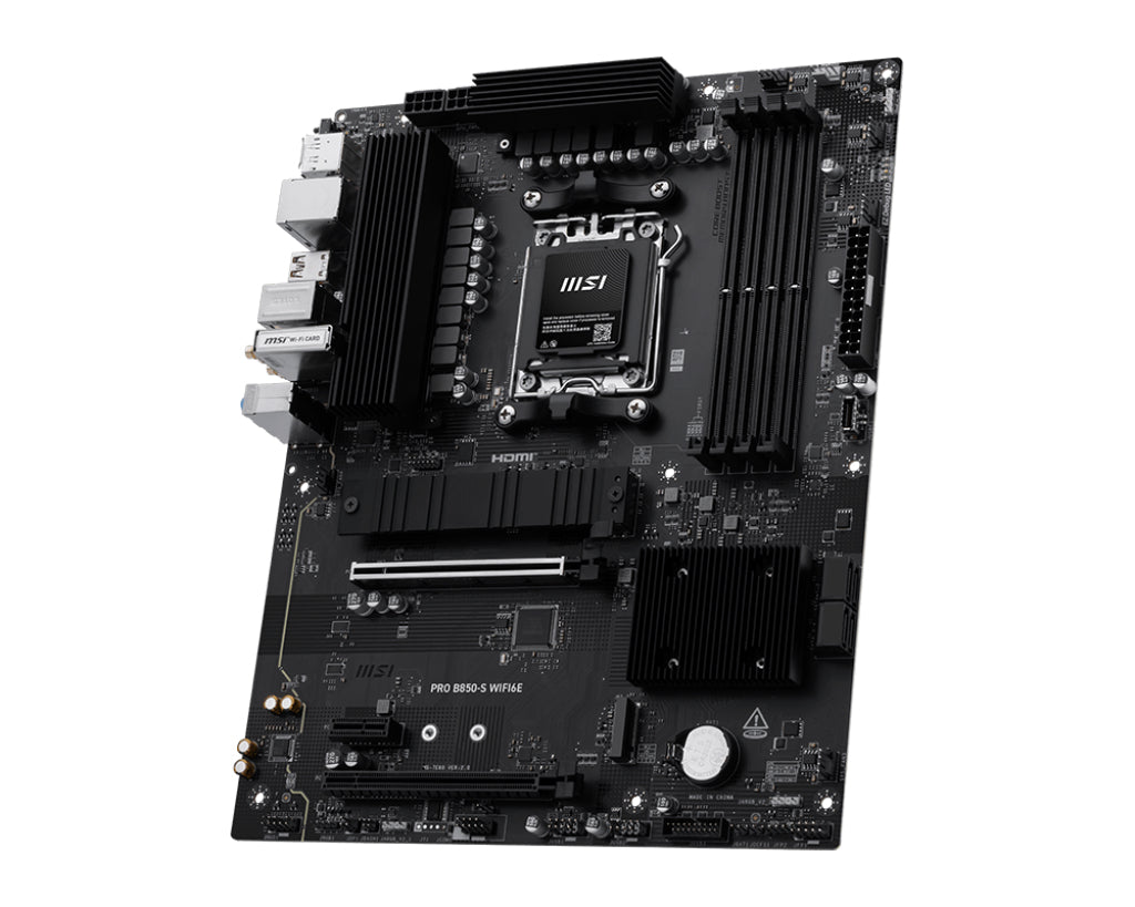 Placa de baza MSI PRO B850-S WIFI6E, AM5, DDR5, BT, ATX, Negru 911-7E80-002 "PRO B850-S WIFI6E"