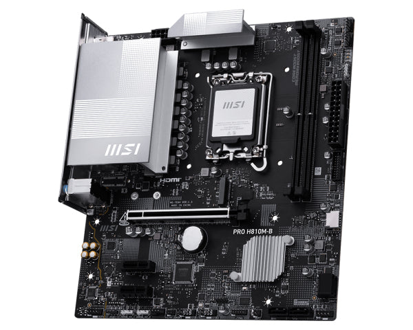 Placa de baza MSI PRO H810M-B, LGA1851, DDR5, mATX, Negru "PRO H810M-B"