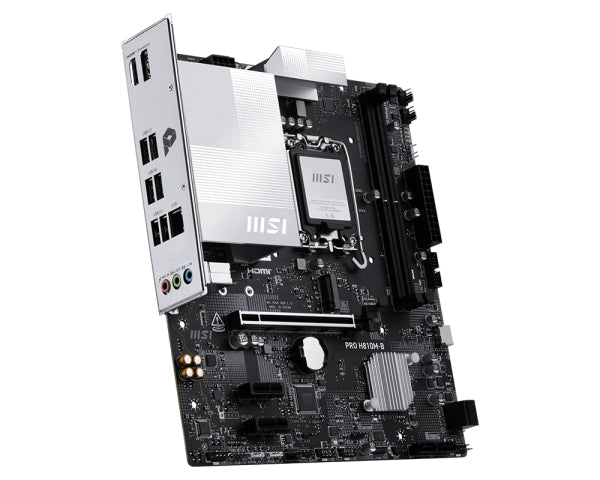 Placa de baza MSI PRO H810M-B, LGA1851, DDR5, mATX, Negru "PRO H810M-B"