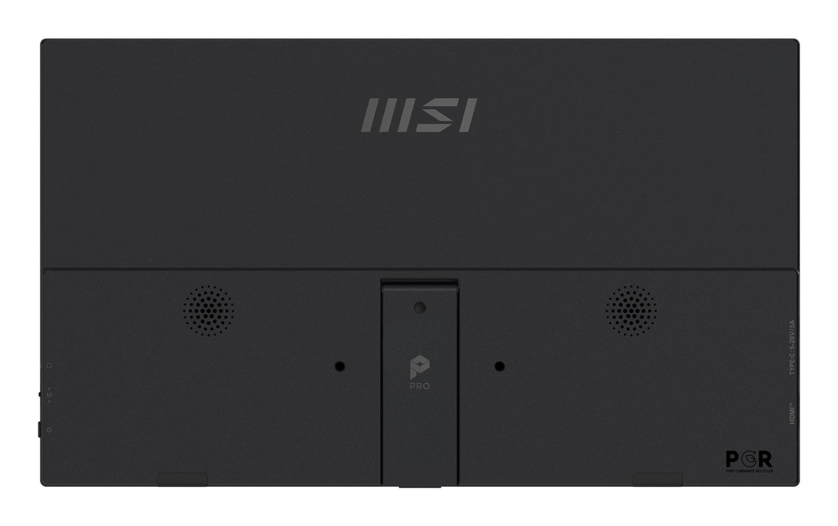 MSI PRO MP165 E6 15.6inch IPS FHD 60Hz 4ms HDMI 2xUSB Type C 2x1W Speaker 