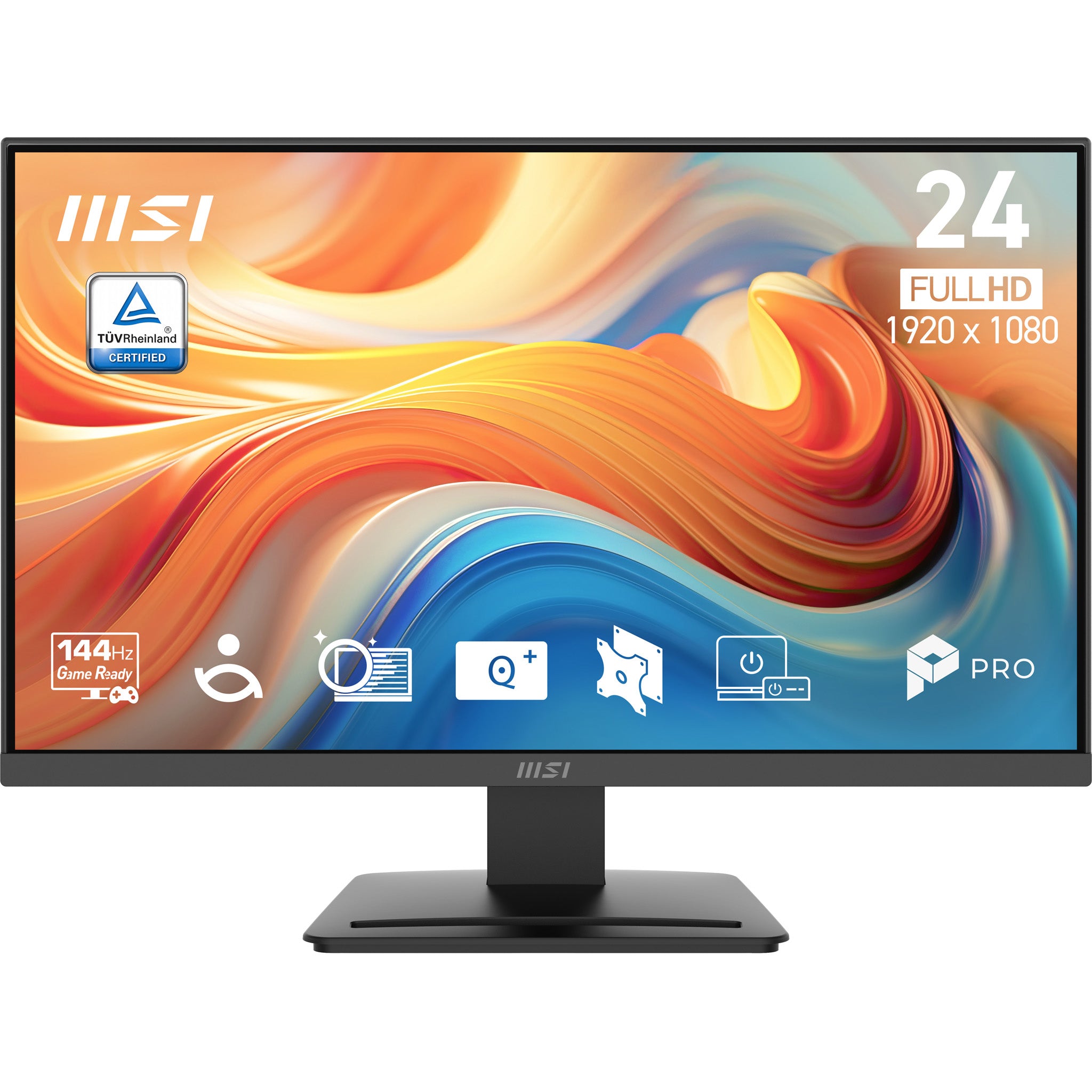 MSI PRO MP241 E14V Proffesional Monitor 23.8inch FHD 144Hz VA 250cd/m2 16:9 3500:1 HDMI DP HDR Adaptive-Sync 1ms MPRT "PRO MP241 E14V"