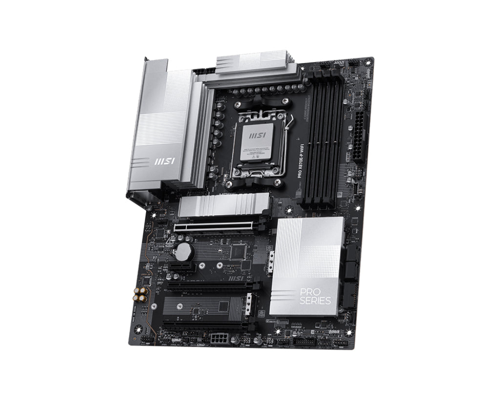 Placa de baza MSI PRO X870E-P WIFI, AM5, DDR5, BT, ATX, Negru 911-7E70-002 "PRO X870E-P WIFI"