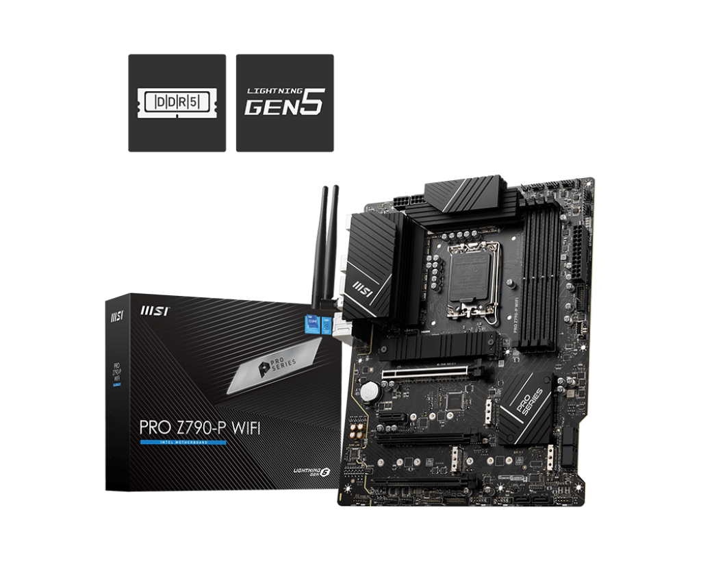 MSI PRO Z790-P WIFI LGA1700 ATX MB DDR5 3xPCI-Ex 16 6xSATA "PRO Z790-P WIFI"