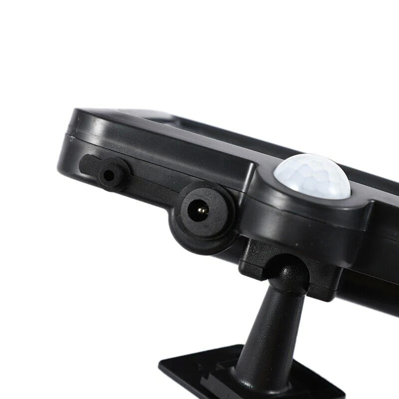 Lampa solara Flippy cu senzor de miscare, 108 COB LED, 2 grile, ip65, negru