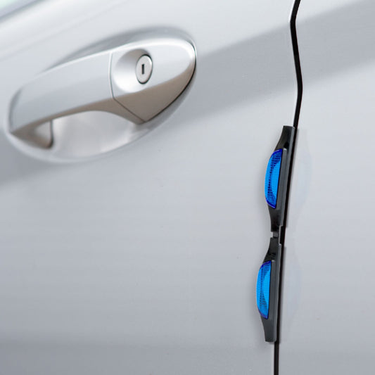 Protector universal pentru marginea ușii - albastru, reflectorizant - 2 bucăți/pachet