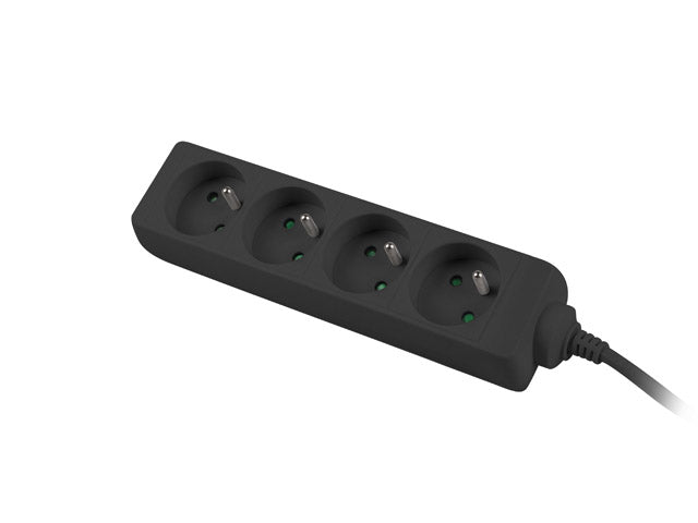 Prelungitor Lanberg 1.5m, 4 prize ng "PS0-04E-0150-BK"