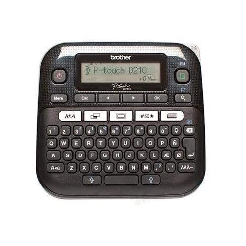 Imprimanta Direct Termic BROTHER 180dpi PT-D210, Viteza de tiparire: 20mm/s, Latime maxima de imprimare: 12mm|Conectivitate: NU , Imprimare Cod de bare: NU, include Timbru verde 3.5 RON, "PTD210YJ1"