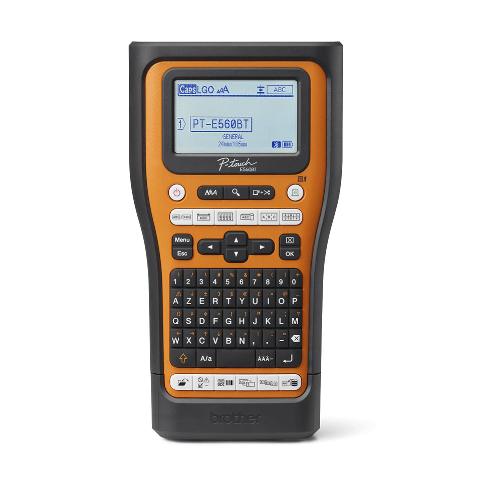 Imprimanta Transfer Termic BROTHER 180dpi PT-E560BTSP, Viteza de tiparire: 30mm/s, Latime maxima de imprimare: 24mm|Conectiv: mini-USB|WIFI, Imp Cod de bare:DA, "PTE560BTSPQL1"