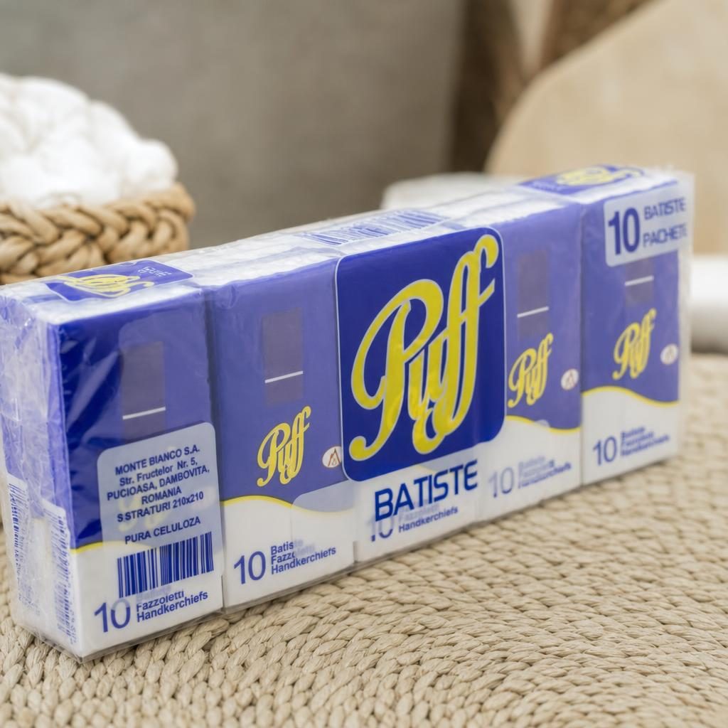 Puff Batiste Igienice 3STR 10 buc