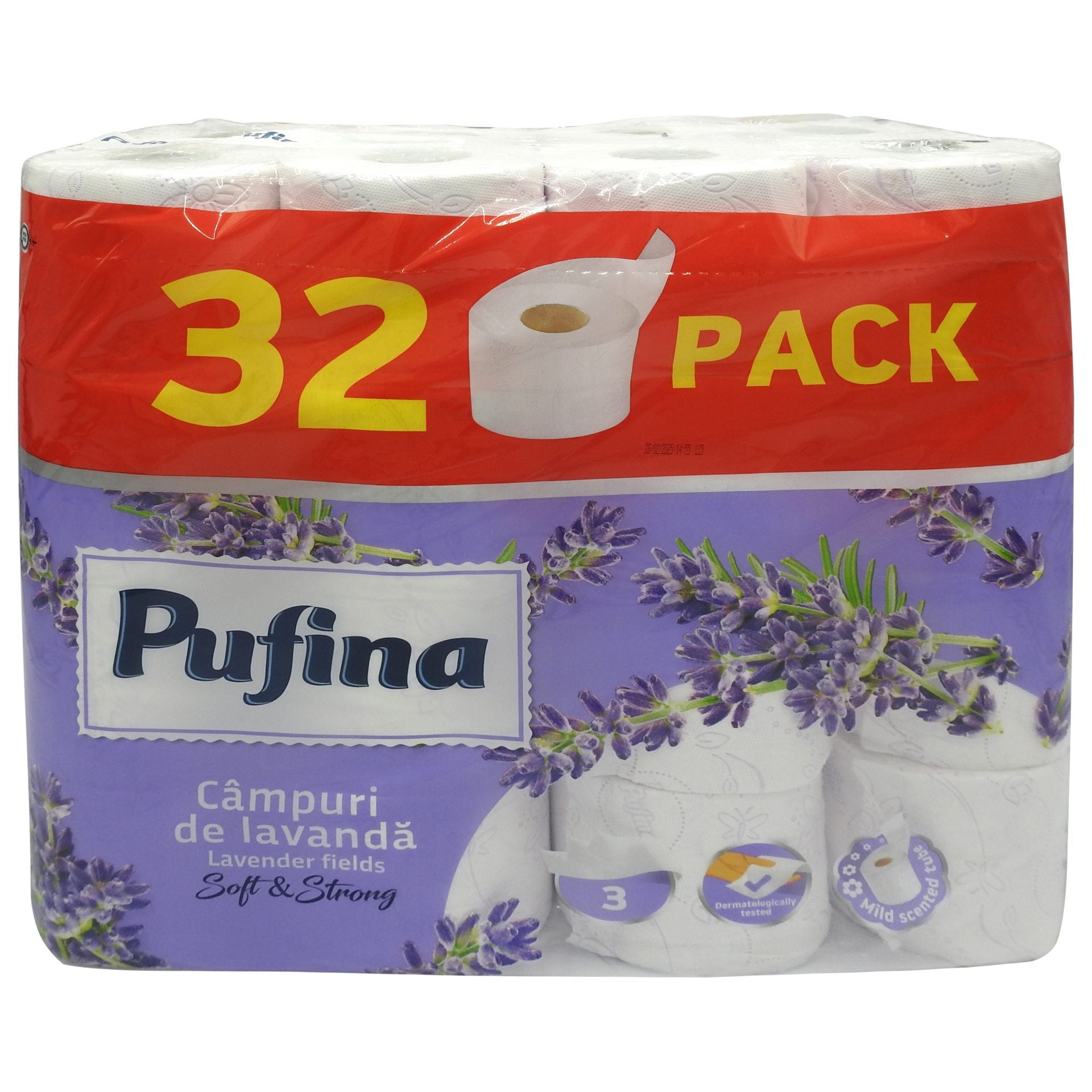 Pufina Hartie Igienica 32ROLE 3STR Lavanda