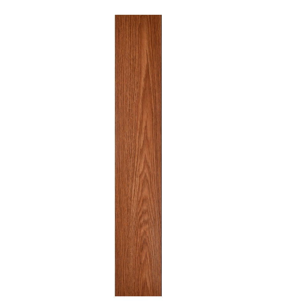 Set 36 Placi Autoadezive pentru Pardoseala, din PVC, Impermeabil, Ignifug, Usor de Curatat, Dimensiune Placa 91.44 x 15.24 cm, Grosime 1.5 mm, Acoperire 5 m2, Model 7, Caramiziu