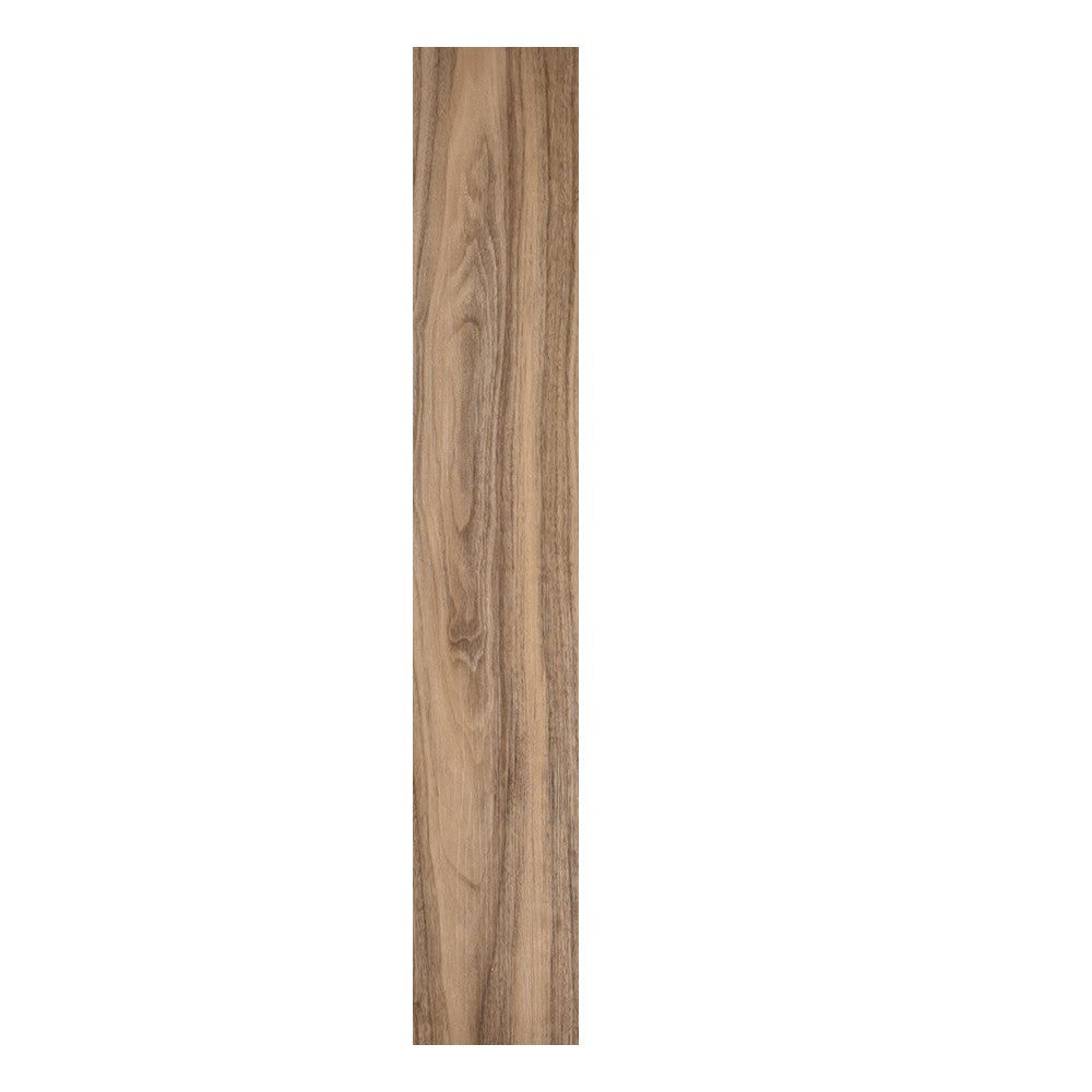 Set 36 Placi Autoadezive pentru Pardoseala, Flippy, din PVC, Impermeabil, Ignifug, Usor de Curatat, Dimensiune Placa 91.44 x 15.24 cm, Grosime 1.5 mm, Acoperire 5 m2, Model 14, Maro