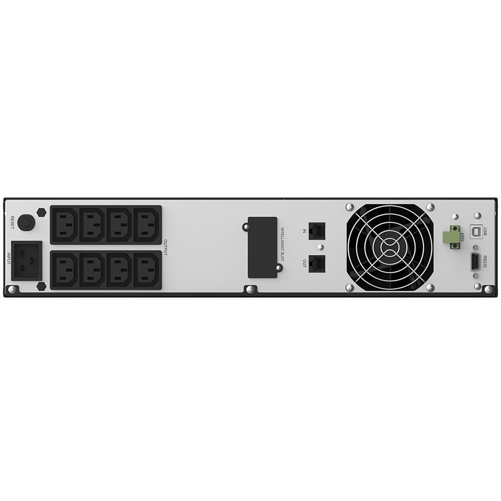 UPS NJOY, "ARGUS 3000", Line Int. cu sinusoida pura cu management, rack, 3000VA/1800W, AVR, IEC x 8, 4 x baterie 12V/7.5Ah, display LCD, back-up 1-10 min. "PWUP-LI300AG-CG01B"
