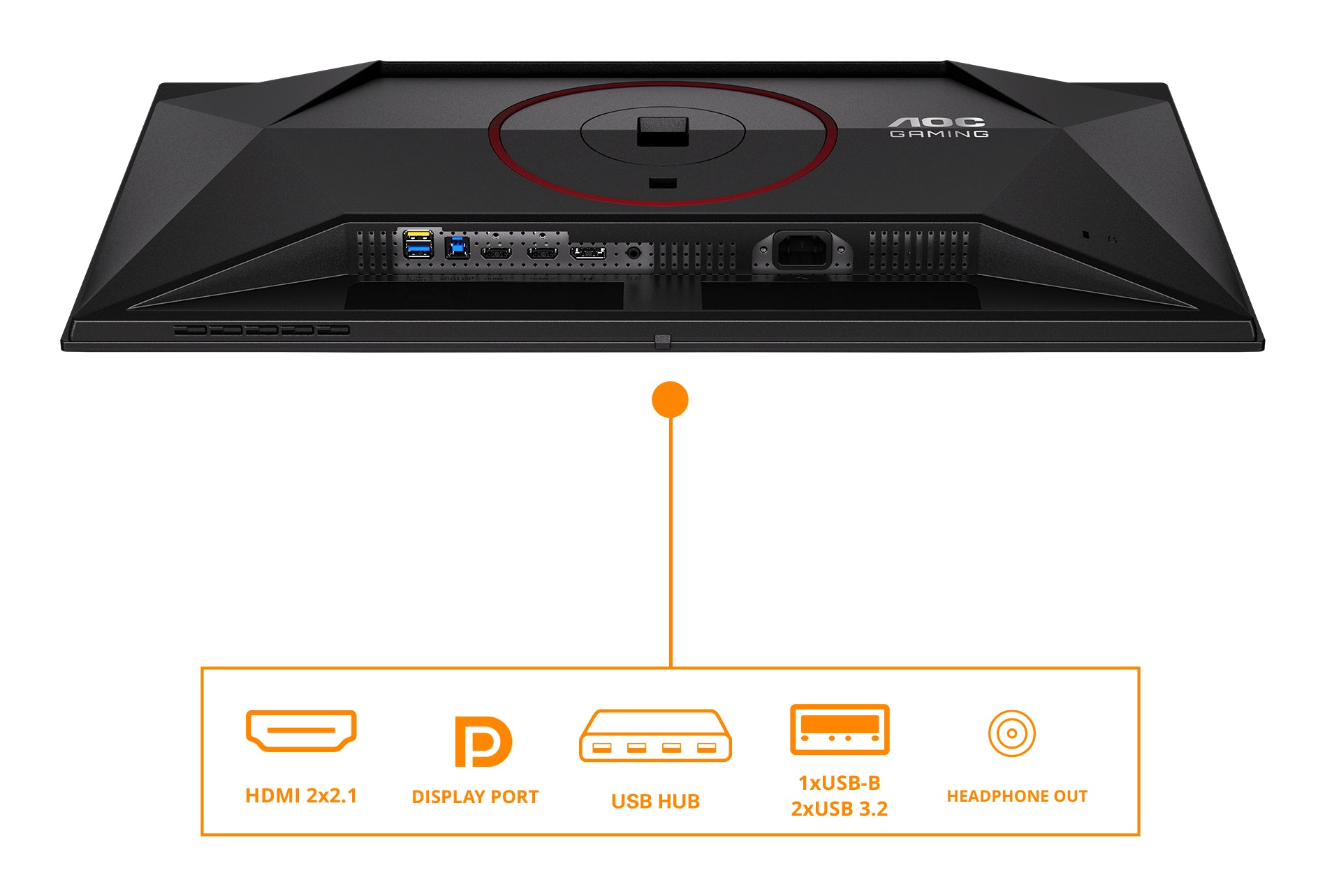 Monitor Gaming QD-OLED AOC 26.5" Q27G4SDR, QHD (2560x1440), HDMI, DisplayPort, Pivot, 360 Hz, 0.03 ms (Negru) "Q27G4SDR"