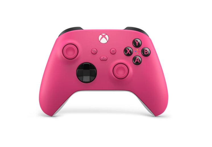 Microsoft MS Xbox X Wireless Controller EN/FR/DE/IT/PL/PT/RU/ES EMEA 1 License Deep Pink 