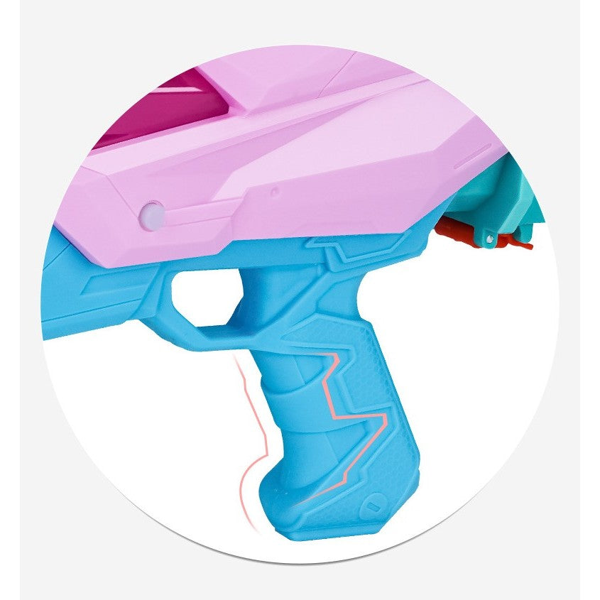 Pistol cu Apa pentru Copii, Rezervor, Pentru Piscina/Plaja, 6ani+, 5 duze, Quick Fill, Roz, 800ML