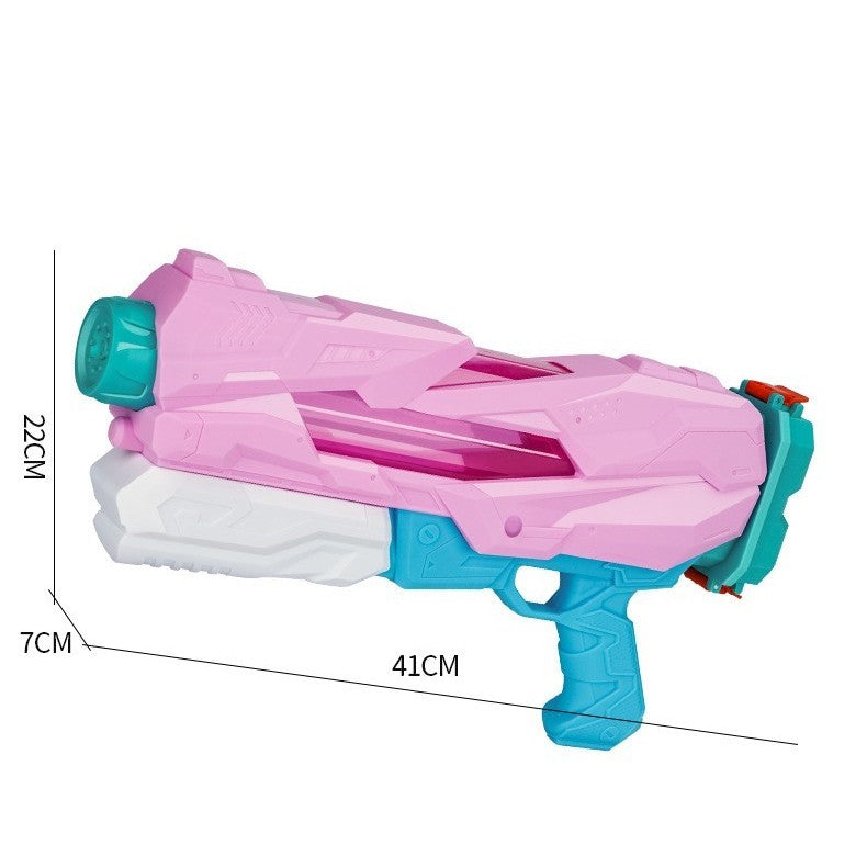Pistol cu Apa pentru Copii, Rezervor, Pentru Piscina/Plaja, 6ani+, 5 duze, Quick Fill, Roz, 800ML