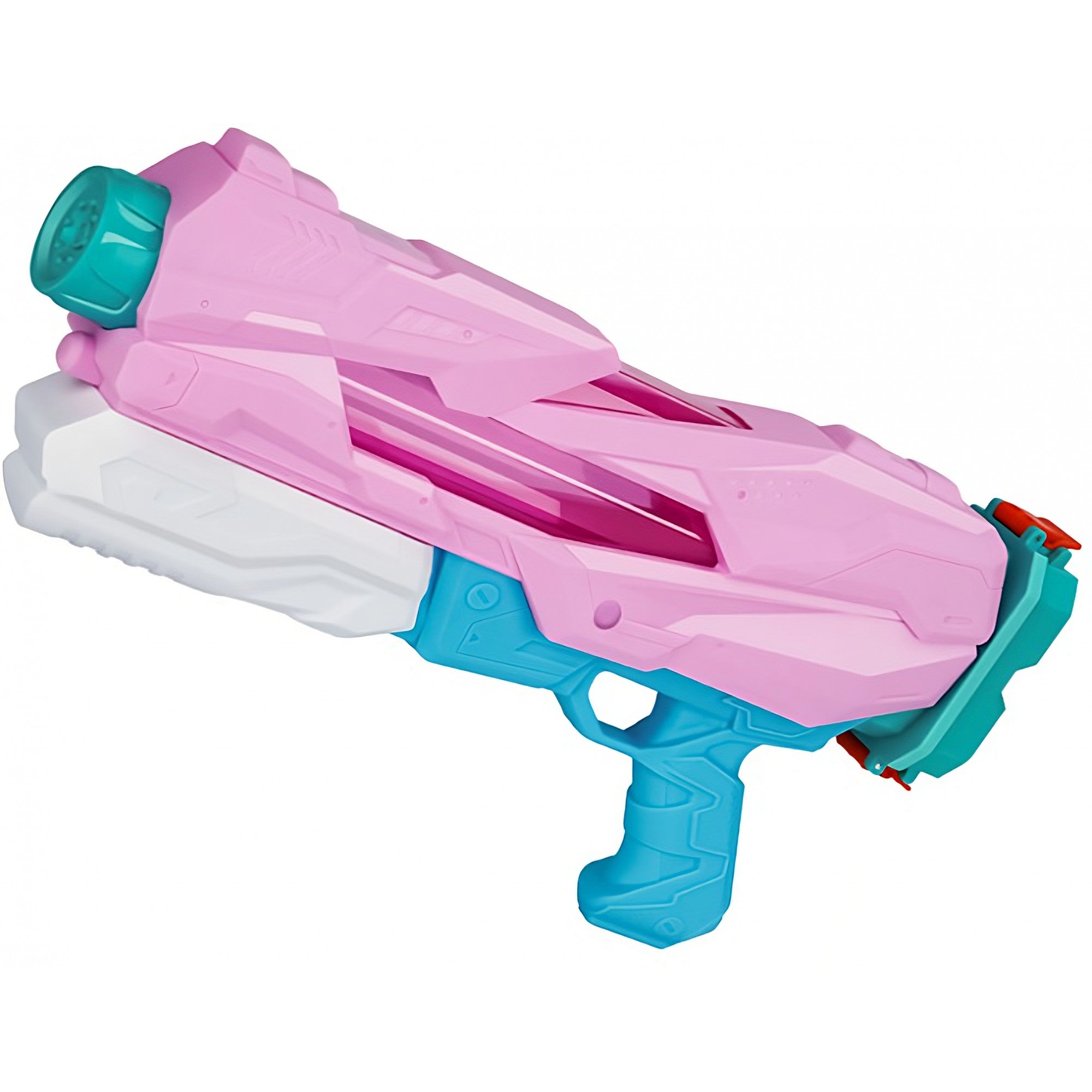 Pistol cu Apa pentru Copii, Rezervor, Pentru Piscina/Plaja, 6ani+, 5 duze, Quick Fill, Roz, 800ML