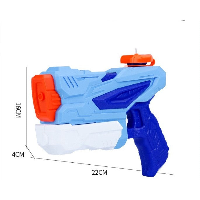 Pistol cu Apa pentru Copii, Rezervor, Pentru Piscina/Plaja, 6ani+, 3 duze, Albastru, 300ML