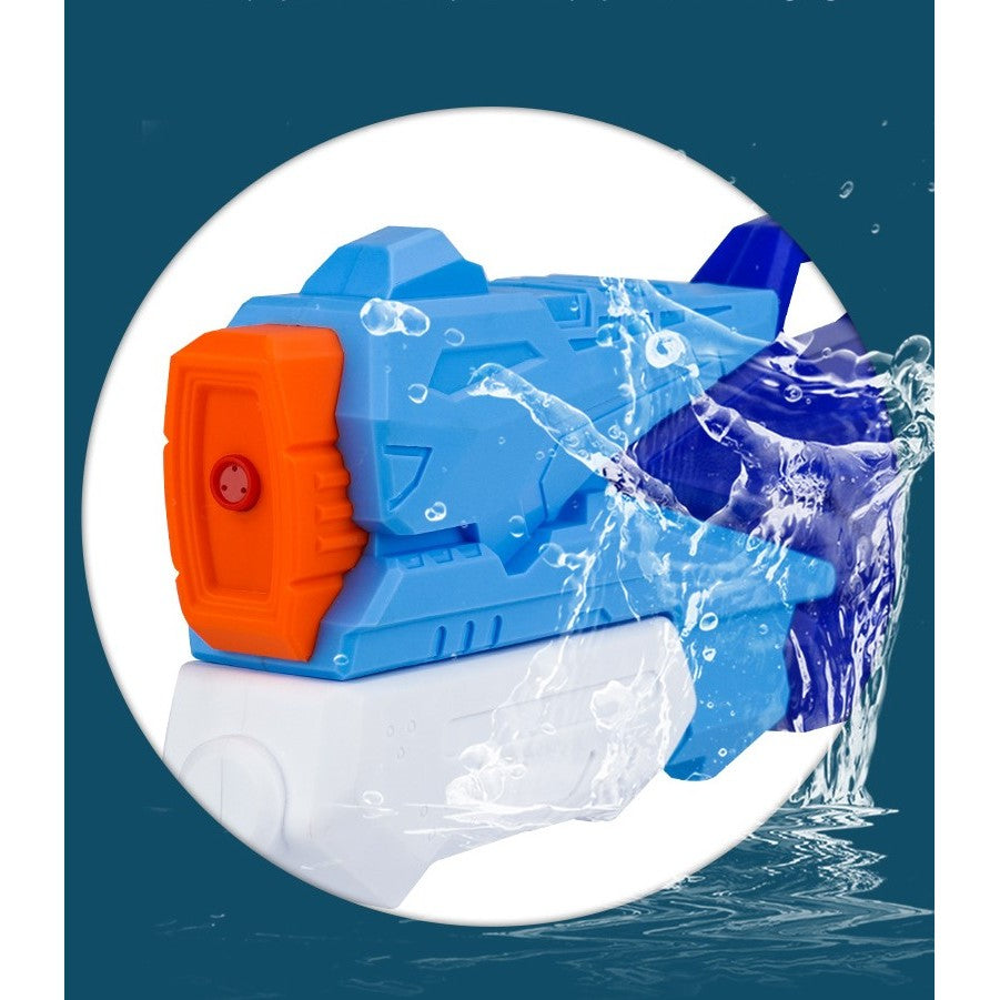 Pistol cu Apa pentru Copii, Rezervor, Pentru Piscina/Plaja, 6ani+, 3 duze, Albastru, 300ML