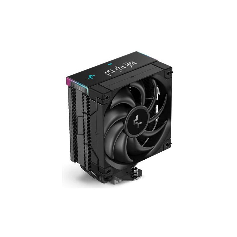 COOLER DeepCool "AK400 Digital Pro" skt. Intel si AMD, racire cu aer, vent. 120mm, 500 - 1750 rpm, 4 heatpipes, inaltime 159mm, afisaj digital,"R-AK400-BKAPMN-G"