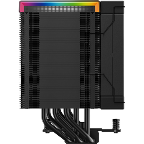 COOLER DeepCool "AK500 DIGITAL PRO" skt. Intel si AMD, racire cu aer, vent. 120mm, 500 - 1750 rpm, 5 heatpipes, inaltime 162mm, afisaj digital,"R-AK500-BKAPMN-G"