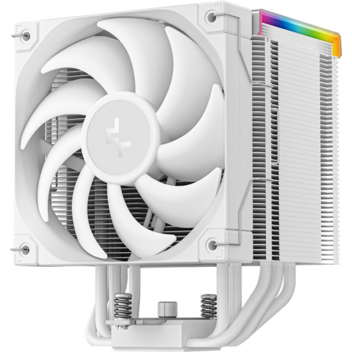 COOLER DeepCool "AK500 DIGITAL PRO WH" skt. Intel si AMD, racire cu aer, vent. 120mm, 500 - 1750 rpm, 5 heatpipes, inaltime 162mm, afisaj digital,"R-AK500-WHAPMN-G"