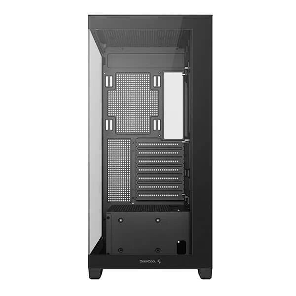 CARCASA DeepCool "CG580", middle tower, gaming, fara sursa, suporta 10xfan, USB 3.2 gen1 x 2, audio+mic, 7 sloturi expansiune, negru, "R-CG580-BKNDA0-G-1"