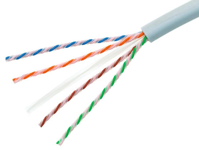 1 m CABLE CAT6 U/UTP LSZH 450MHZ/ECA 500M GREY vanzarea se face la rola 500m, "R35057"