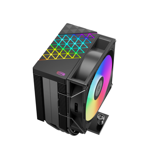 COOLER PCCooler "R400 ARGB" skt. universal, racire cu aer, vent. 92mm, 800 - 2200 RPM, 4 heatpipes, inaltime 133mm, iluminare RGB,"R400 ARGB BK"