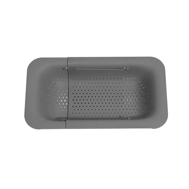 Cos pentru Scurgere Chiuveta de Bucatarie, Plastic, Telescopic, 36x20x5 cm, Gri