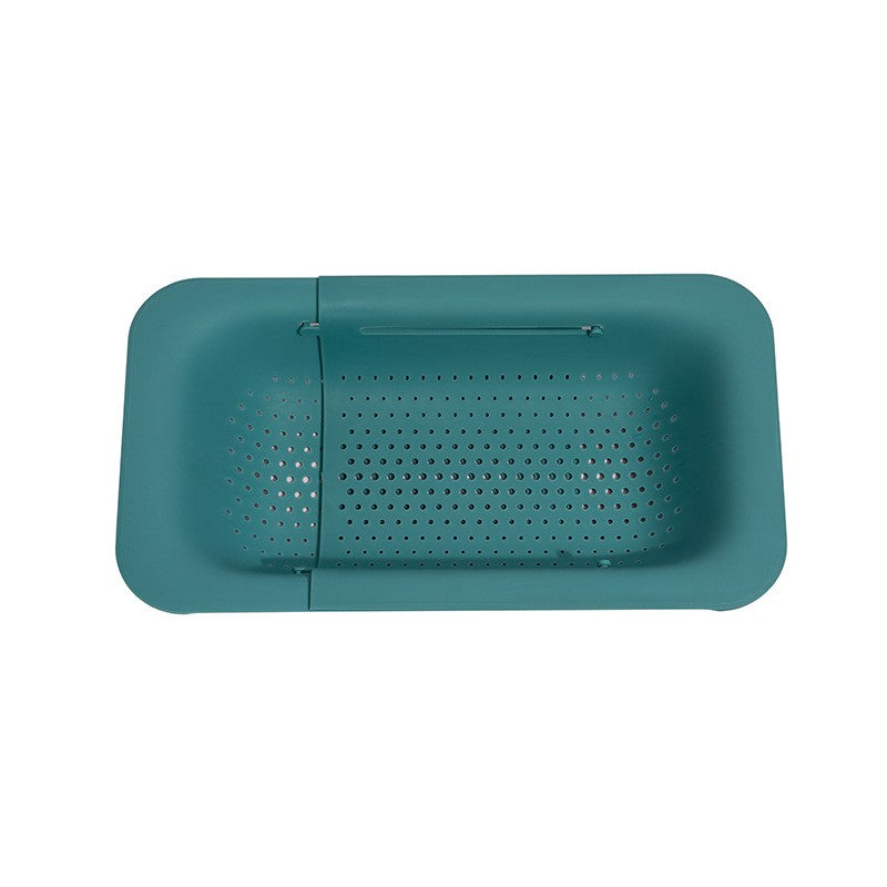 Cos pentru Scurgere Chiuveta de Bucatarie, Plastic, Telescopic, 36x20x5 cm, Verde