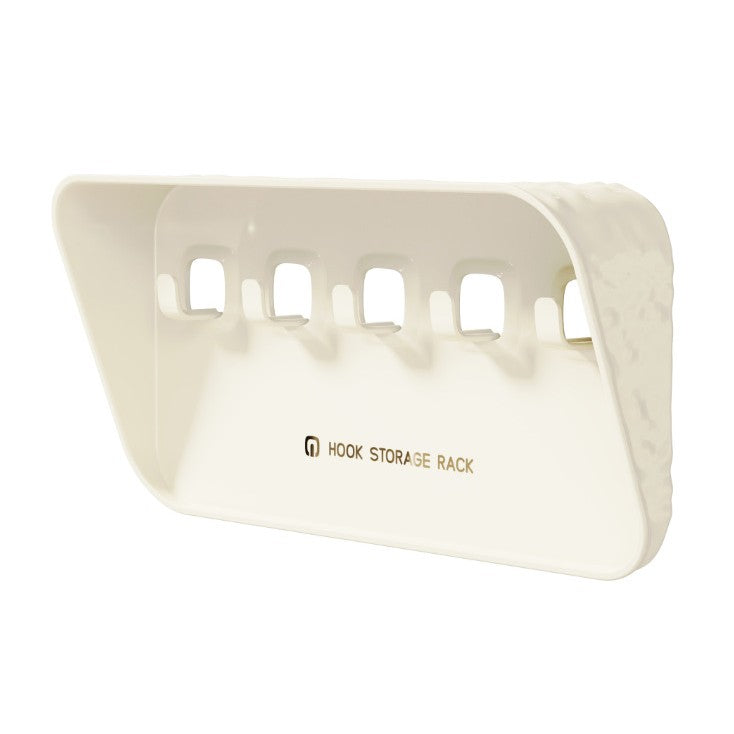 Raft de Depozitare cu Carlig, Pentru Chei, Bijuterii, 20.3 x 4.6 x 10.3 cm, Alb