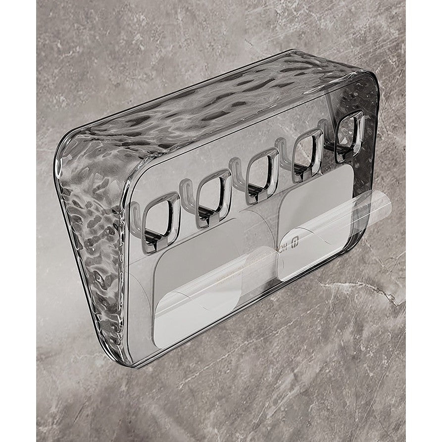 Raft de Depozitare cu Carlig, Pentru Chei, Bijuterii, 20.3 x 4.6 x 10.3 cm, Gri