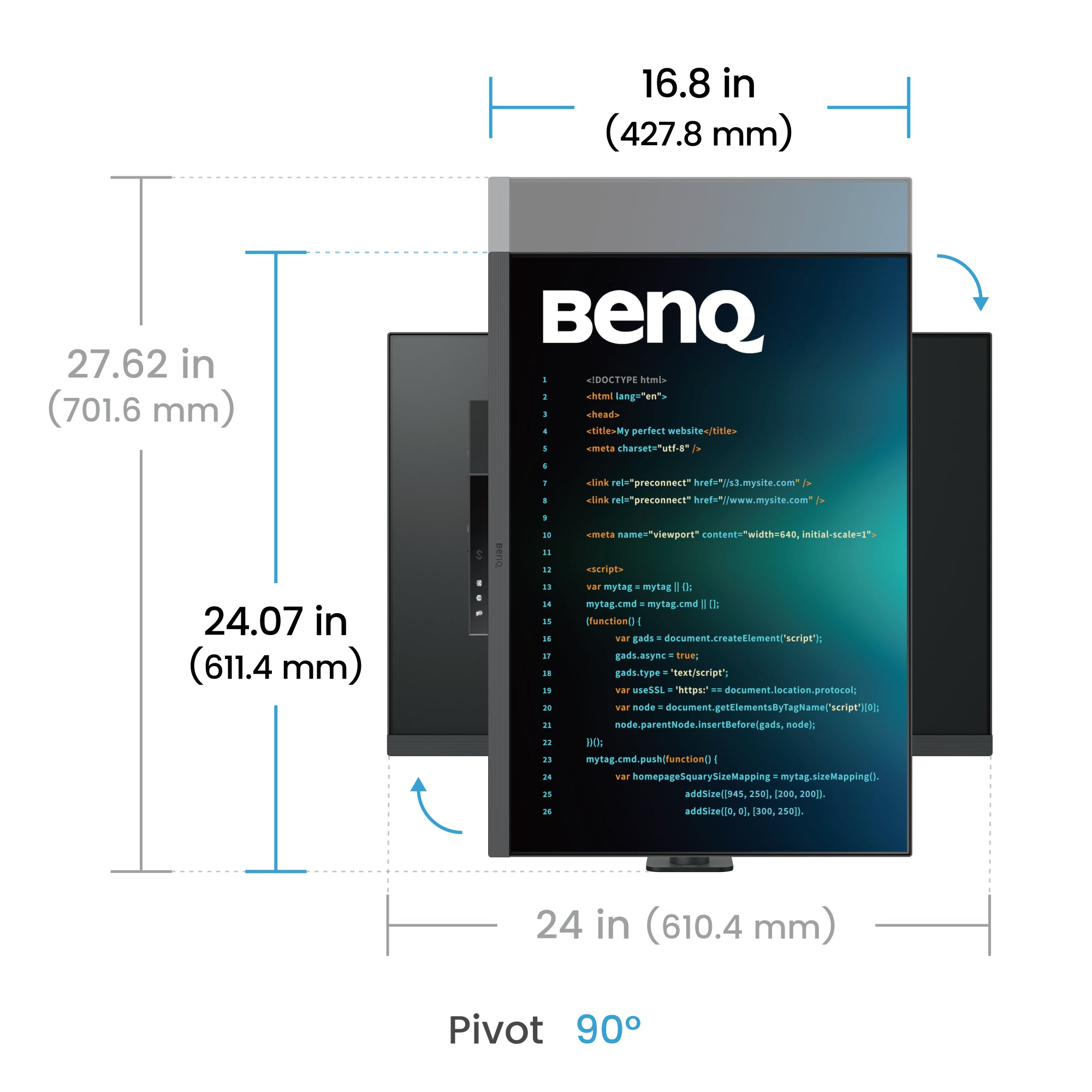 Monitor BenQ 28 RD280UA "RD280UA"