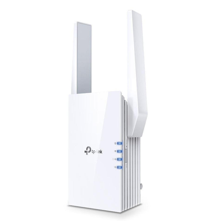 RANGE EXTENDER Tp-Link wireless 3000Mbps, 1 port Gigabit, 2 antene externe, 2.4 / 5Ghz dual band, Wi-Fi 6, "RE705X" (include