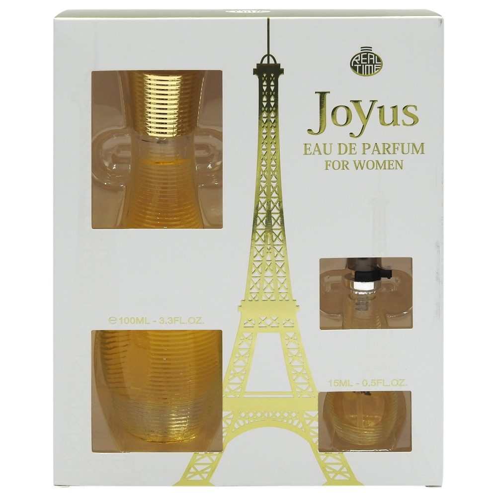 Set Cadou, REAL Time Joy Us, Apa de Parfum 100 ml, Apa de Parfum 15 ml