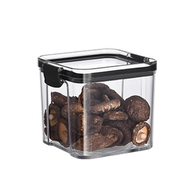 Recipient din Plastic, pentru Alimente/Obiecte, Inchidere Ermetica, 10.2 x 9.8 cm, 700 ml, Transparent