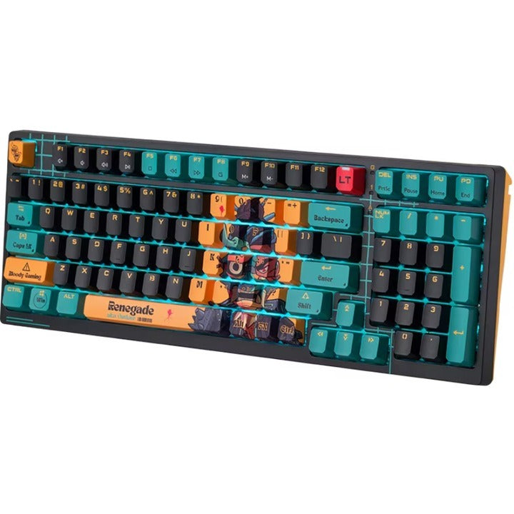 Tastatura gaming Bloody "AT98" Alpha Optical Switch Performance Keyboard USB Renegade, US Layout "AT98 Renegade" 4711421 000758
