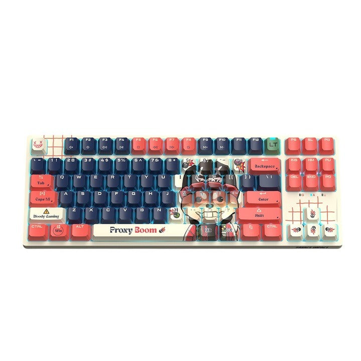 Tastatura gaming Bloody "AT87" Alpha Optical Switch Performance Keyboard USB Proxy Boom, US Layout "AT87 Proxy Boom" 4711421 000741
