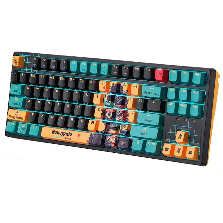 Tastatura A4Tech Bloody "AT87" Alpha Optical Switch Performance Keyboard USB Renegade , US Layout "AT87 Renegad" 4711421 000734