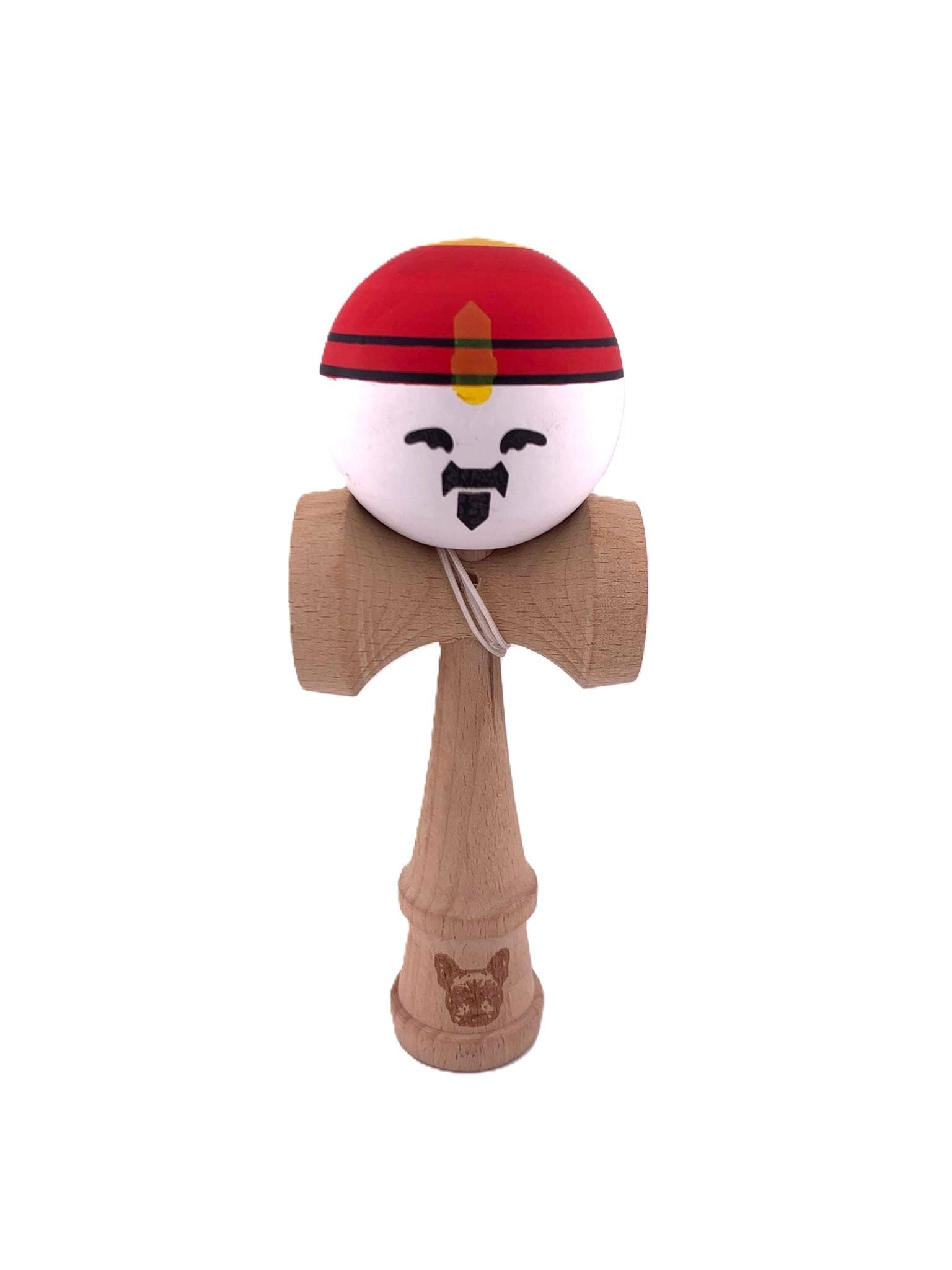 RESIGILAT - Kendama X Originala, Profesionala, Big Cups V2, Model Rege Super Sticky Legendary Cupe Mari, Rulment Metalic cu Ata 55 cm, Maner Maro