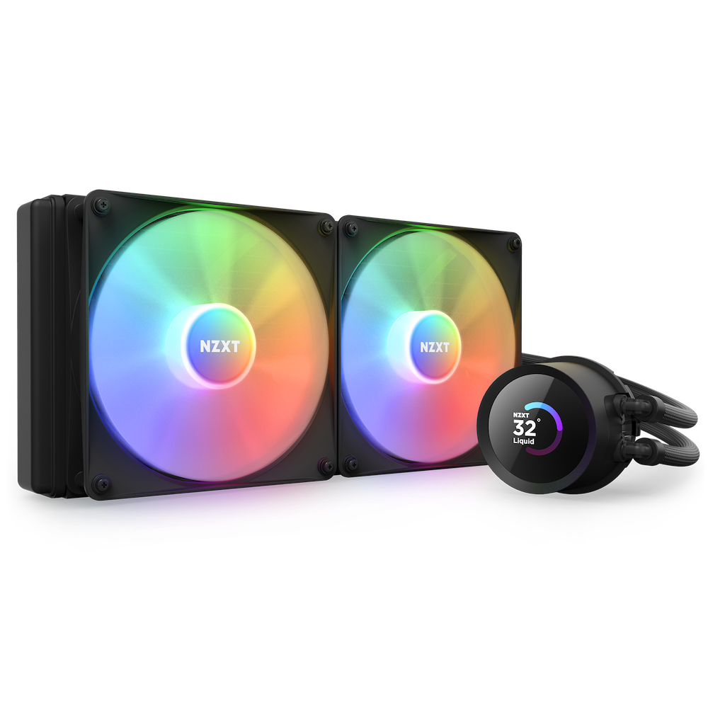 Cooler NZXT "Kraken 280 RGB", skt universal, racire cu lichid, ventilator 140 mm x 2 , 1500 rpm, iluminat RGB, "RL-KR280-B1"