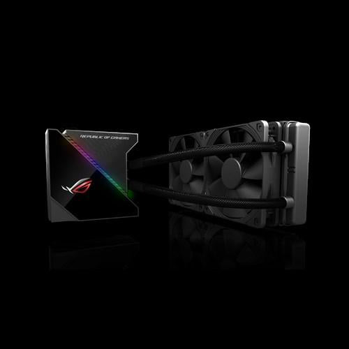 COOLER Asus, skt. universal, racire cu lichid, vent. 120 mm x 2, 2000 rpm, LED RGB,