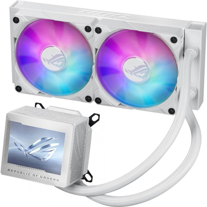 Cooler Asus "ROG RYUJIN III 240 ARGB", skt universal, racire cu lichid, ventilator 120 mm x 2, 2200 rpm, iluminat ARGB, "ROG