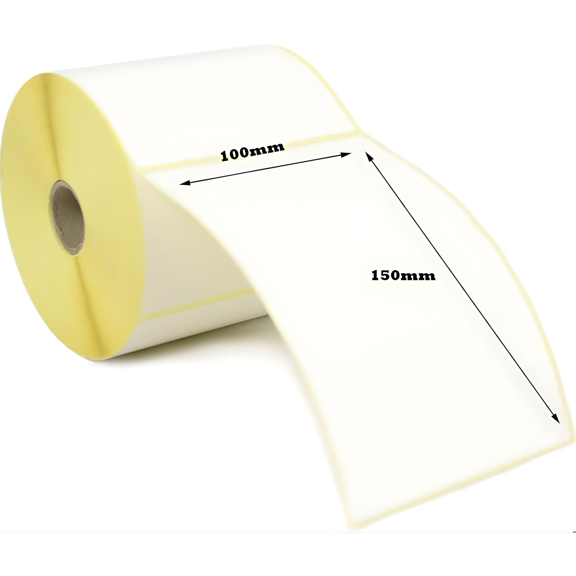 Rola Etichete Autoadezive Termice 100x150mm, 500 Etichete/Rola, AWB, Etichetare Rapida si Precisa