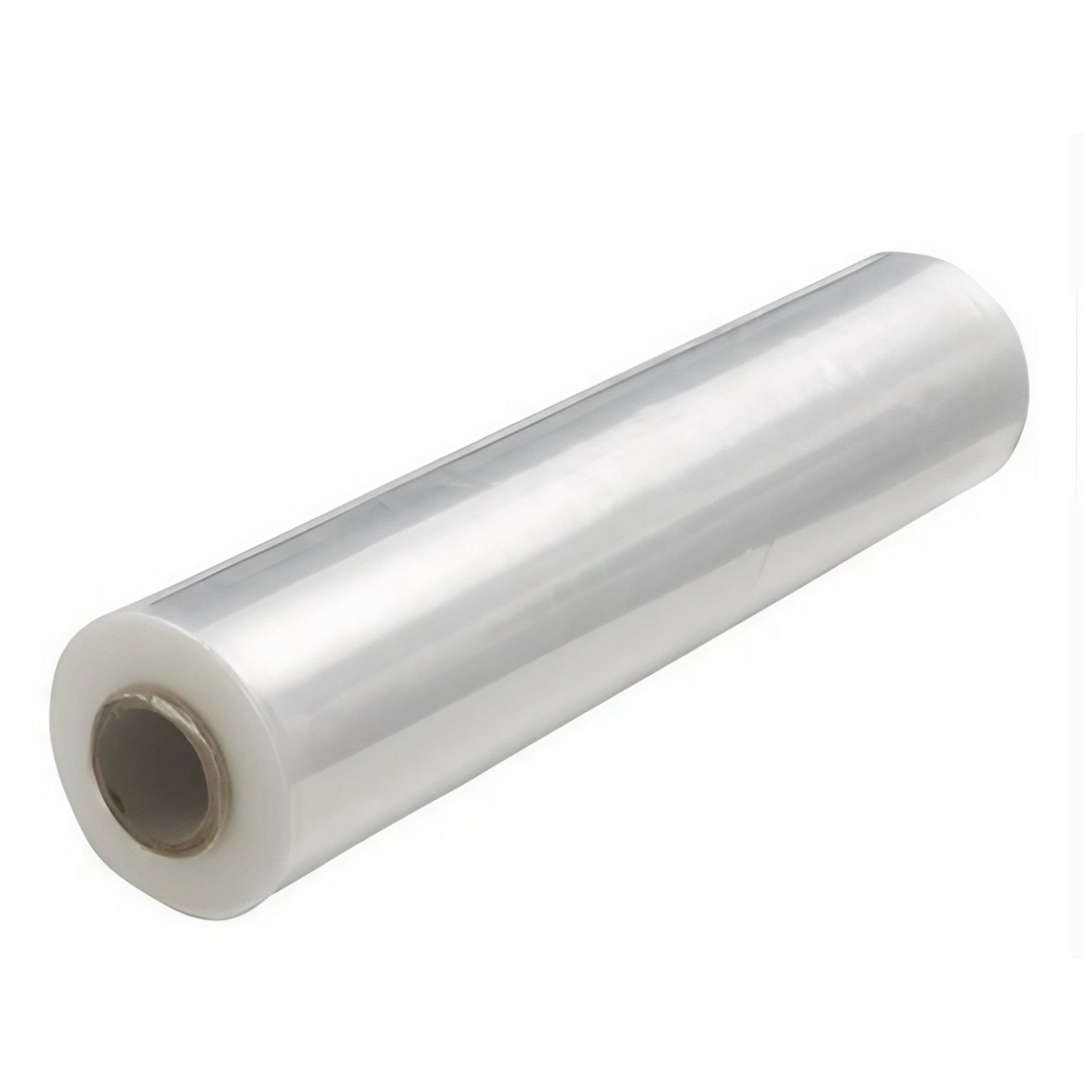 Rola Folie Stretch Transparenta pentru Ambalare Manuala, Protectie si Fixare Colete, Utilizare Depozit si Transport, Silentioasa, Rezistenta la Intindere, 1.5 kg pe Rola, Tub 300 g, Transparent