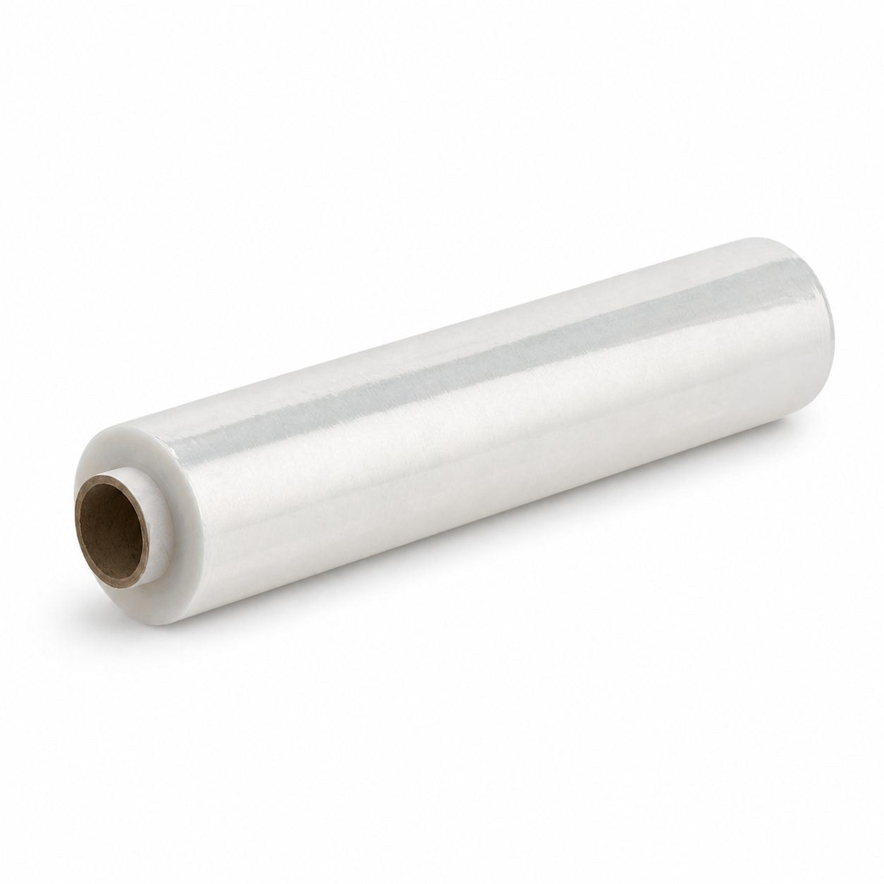 Rola Folie Stretch Transparenta pentru Ambalare Manuala, Protectie si Fixare Colete, Utilizare Depozit si Transport, Silentioasa, Rezistenta la Intindere, 1.5 kg pe Rola, Tub 300 g, Transparent