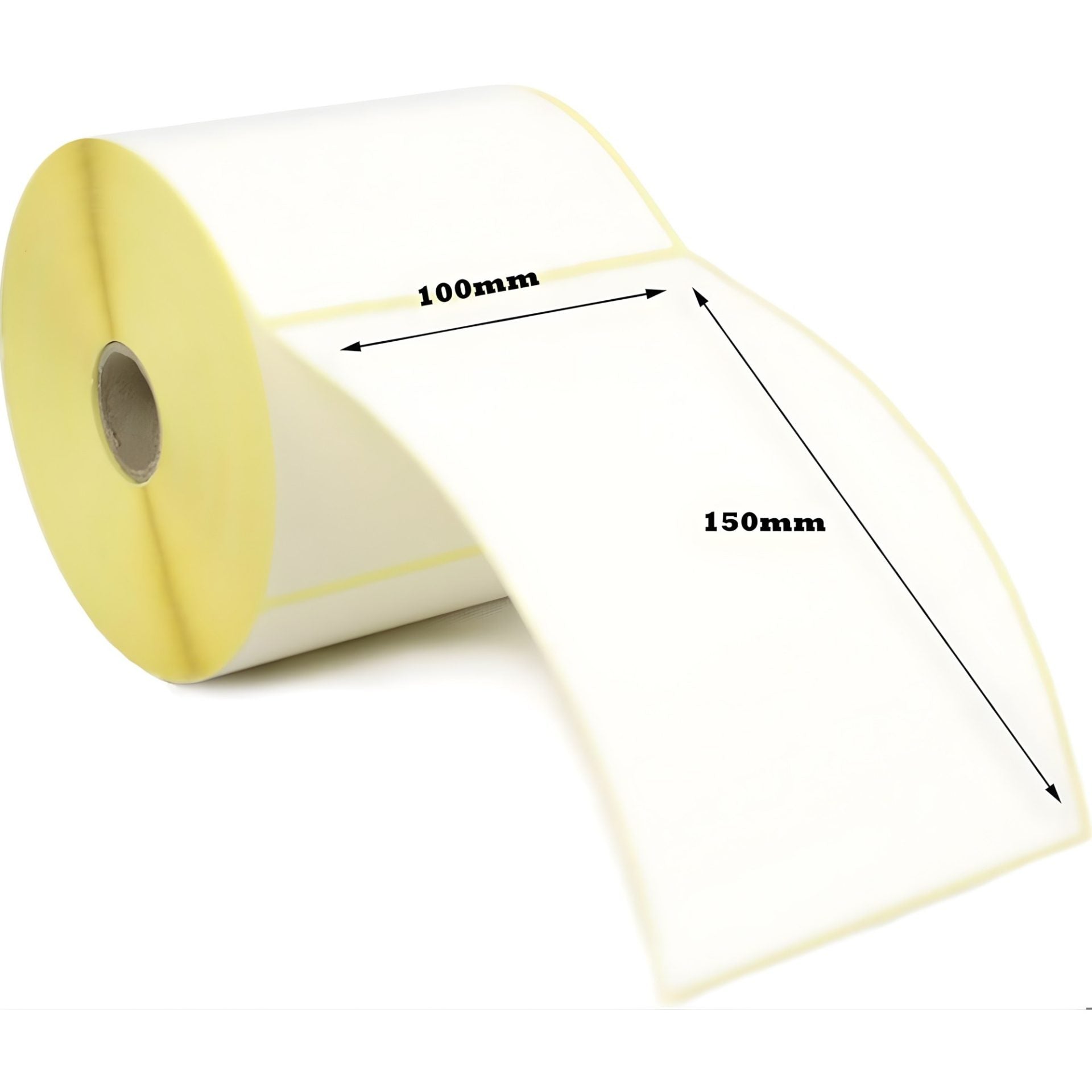Role, Etichete Autoadezive Termice pentru Imprimante de Etichete, Etichetare Rapida si Precisa, 1000 Etichete pe Rola, 100 x 150 mm, Alb